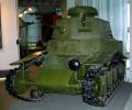 танк Т-18 в музее, вид спереди