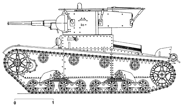 Т 26 танк чертеж