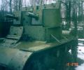 танк Т-26 с пробоинами в башне